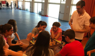 Esbarjo al gimnàs: tennis taula i escacs