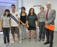 Alumnes de l'Institut Jaume I entrevisten el Síndic de Greuges Rafael Ribó