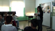 El grup d'alumnes de CFGM Gestió administrativa als tallers de l'Escola de Consum de Catalunya